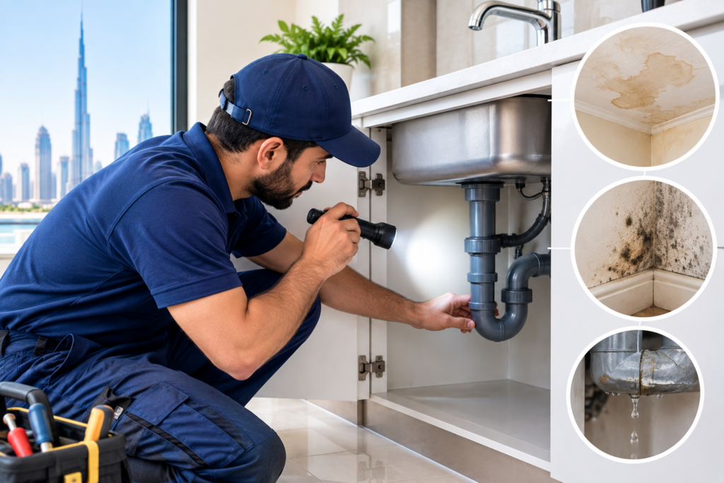 Hidden Water Leak Signs Dubai: What to Check