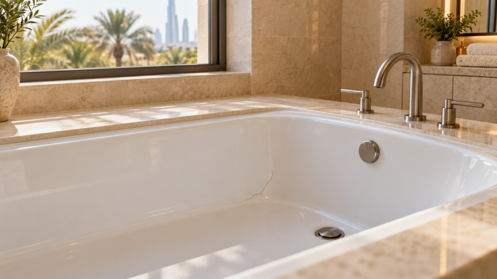 Bathtub Crack Repair or Replacement in Dubai?